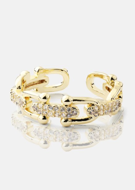 Ring Link Luxe - 18k Vergoldet