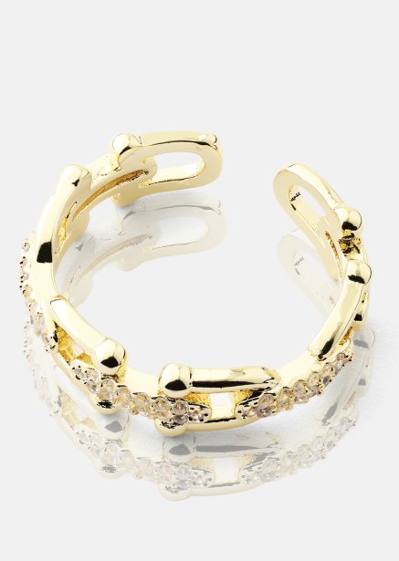 Ring Link Luxe - 18k Vergoldet