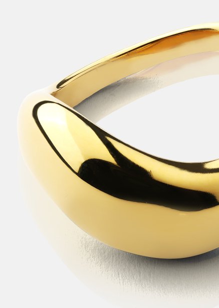 Ring Soft Curve - 18k Vergoldet