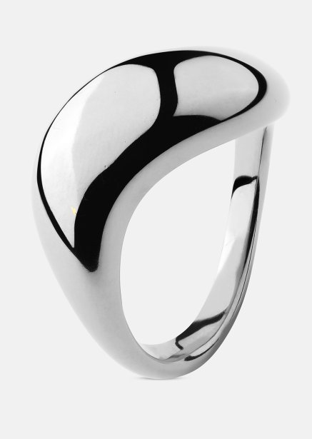 Ring Soft Curve - Versilbert