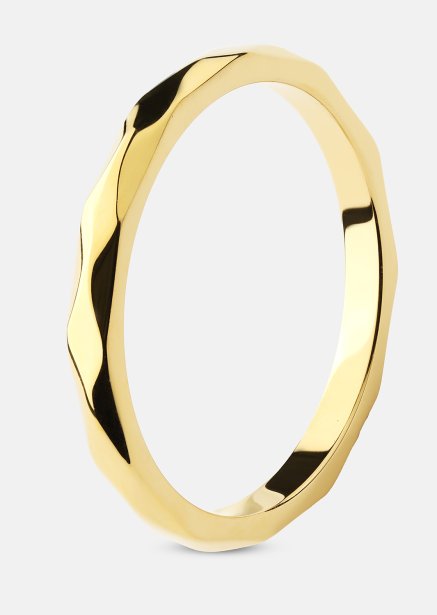 Ring Facet Gleam - 18k Vergoldet