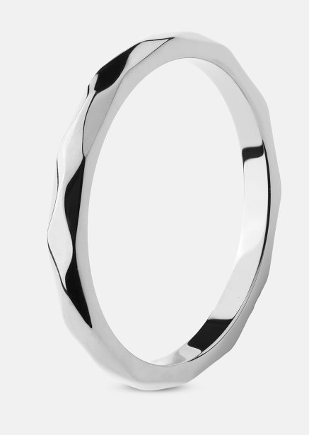 Ring Facet Gleam - Versilbert