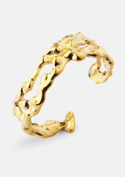Ring Molten Wave - 18k Vergoldet