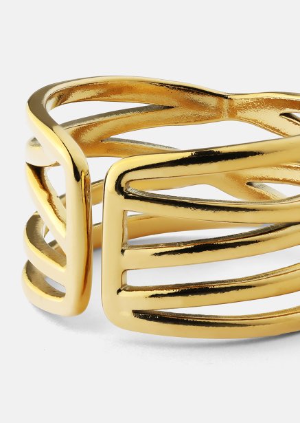 Ring Golden Maze - 18k Vergoldet