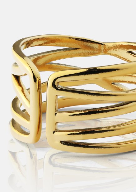 Ring Golden Maze - 18k Vergoldet