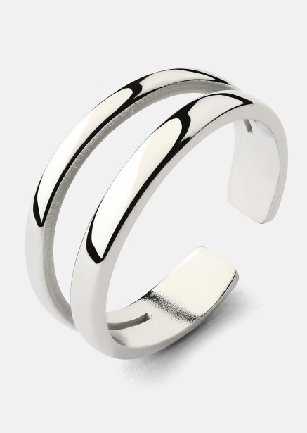 Apertura Ring - Versilbert