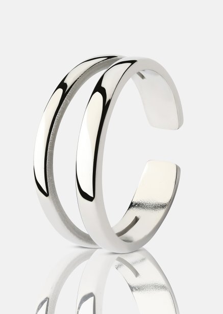 Apertura Ring - Versilbert