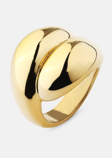 Ring Bold Flow - 18k Vergoldet