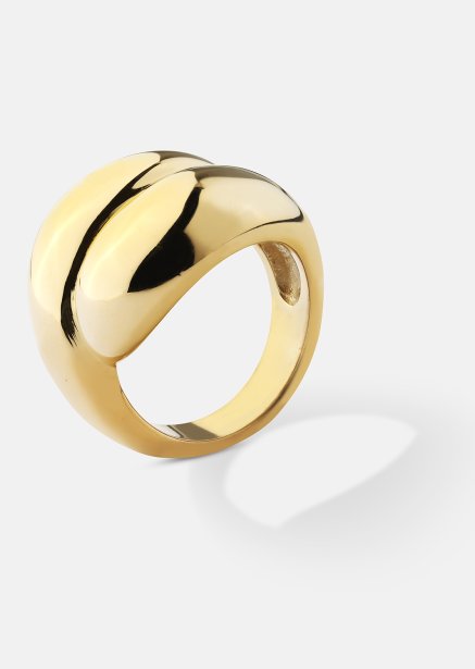 Ring Bold Flow - 18k Vergoldet