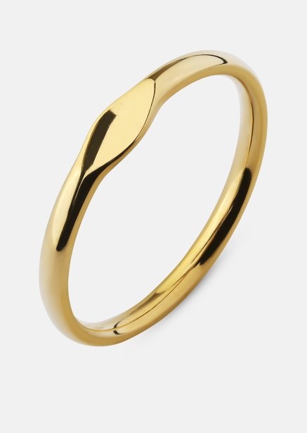 Initial Ring – 18k Vergoldet