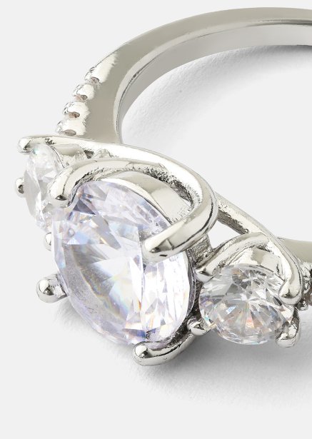 Ring Trinity - Versilbert