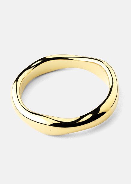 Ring Flow Ring Thin - 18k Vergoldet