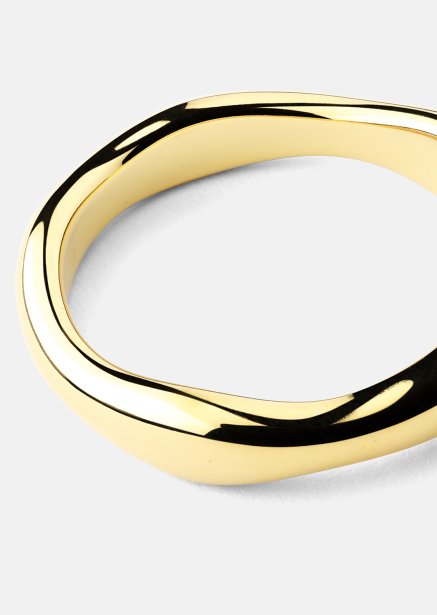 Ring Flow Ring Thin - 18k Vergoldet