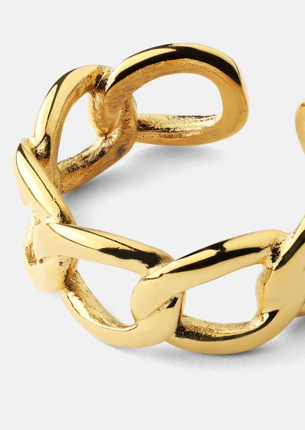 Ring Bold Chain - 18K Vergoldet
