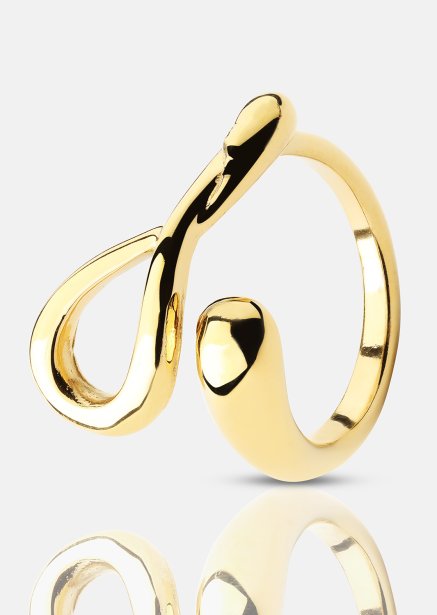 Ring Loop - 18k Vergoldet