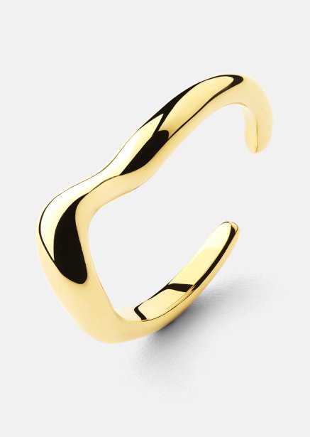 Ring Flow - 18k vergoldet