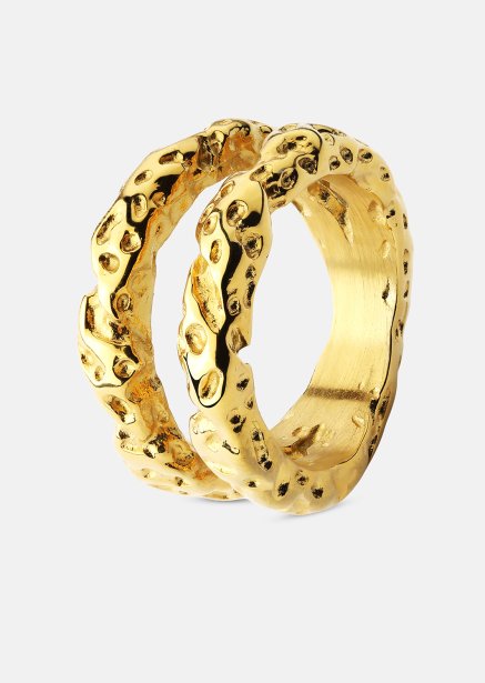 Ring Duo - 18K Vergoldet