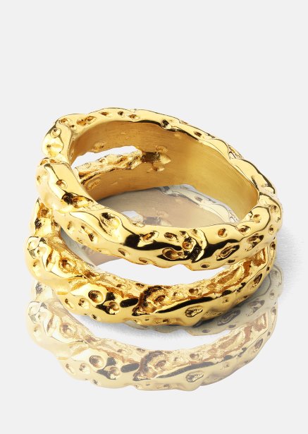 Ring Duo - 18K Vergoldet