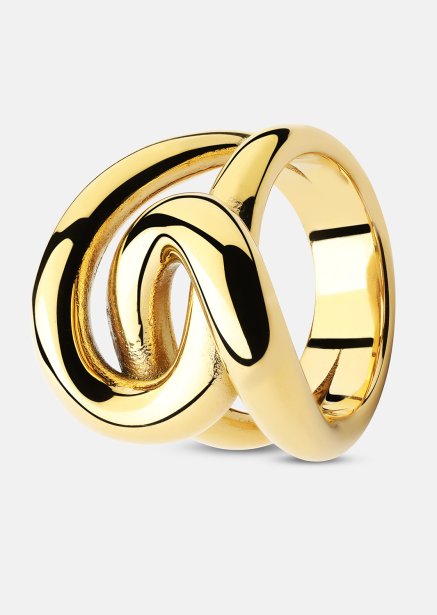 Ring Infinity Knot - 18k Vergoldet