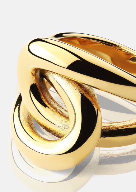 Ring Infinity Knot - 18k Vergoldet