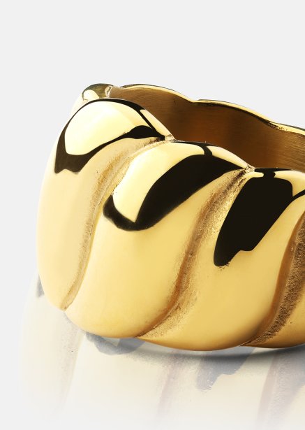 Ring Bold Wave - 18K Vergoldet