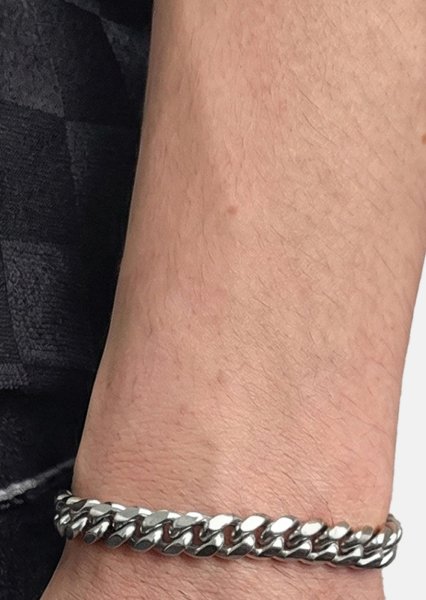 Armband Riven Edge - Versilbert