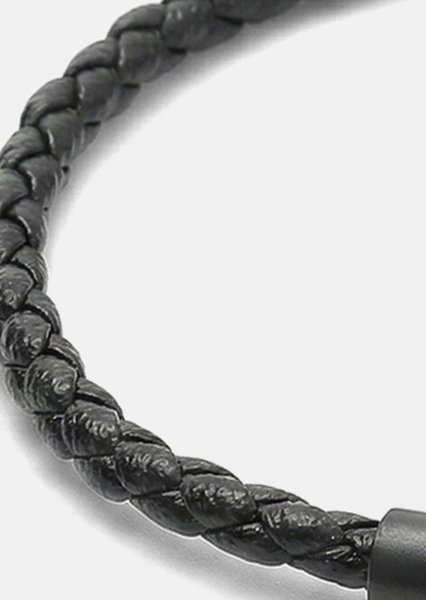 Lederarmband Obsidian Loop