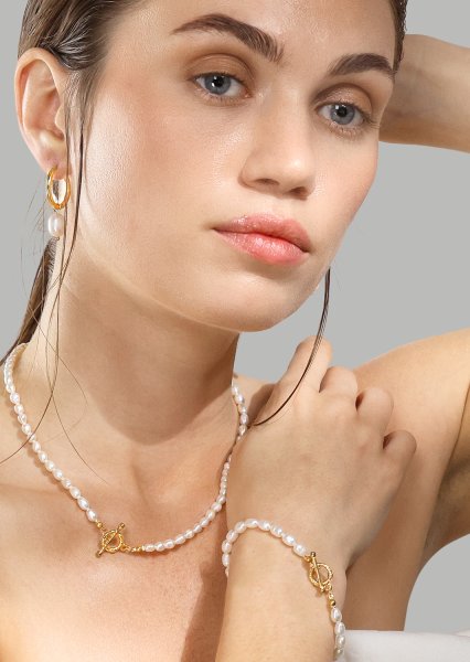 Armband Classic Pearl - 18k Gold Plated