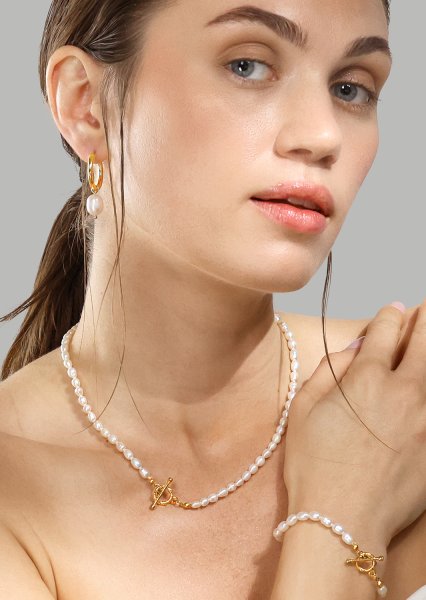 Armband Classic Pearl - 18k Gold Plated