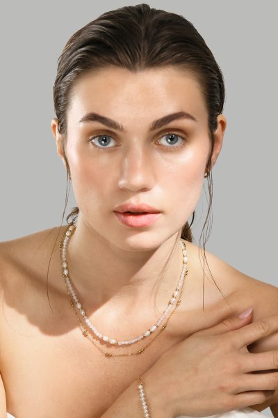 Halskette Pearl Harmony – 18k Vergoldet