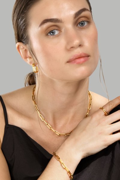 Armband Link Luxe - 18k Vergoldet