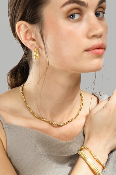 Halskette Lumière - 18k Gold Plated