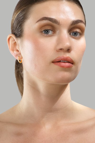 Ohrringe Golden Spark – 18k Vergoldet