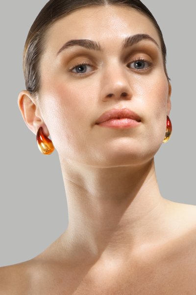 Ohrringe Verdé Glow – 18k Vergoldet
