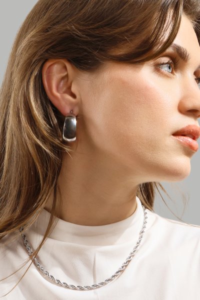 Ring Bold Flow - 18k Versilbert