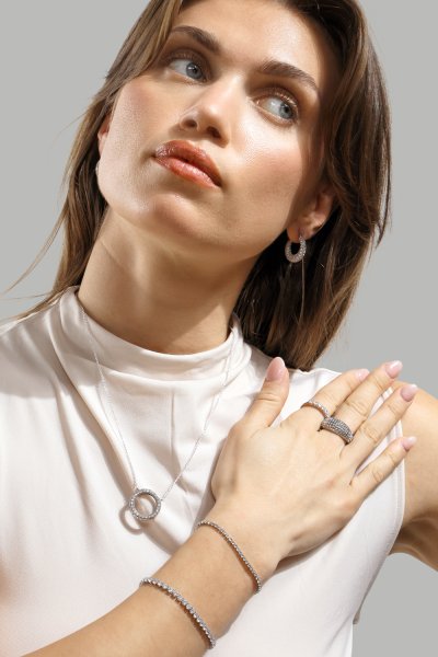 Ring Link Eternal - Silver Plated