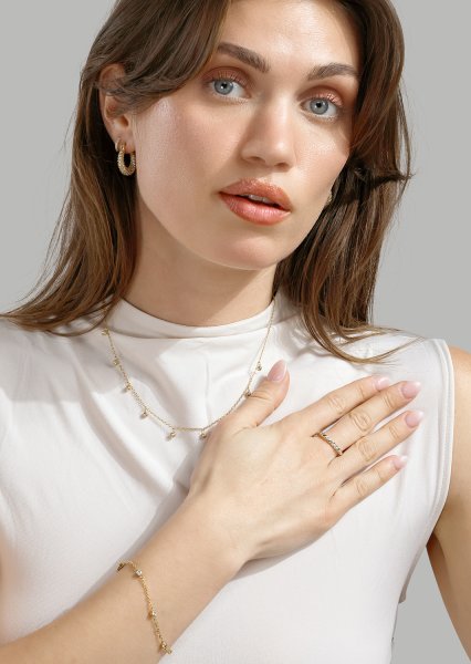 Pure Radiance Halskette – 18k Vergoldet