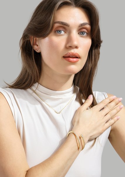 Armband Lumière Spark Stack - 18k Gold Plated