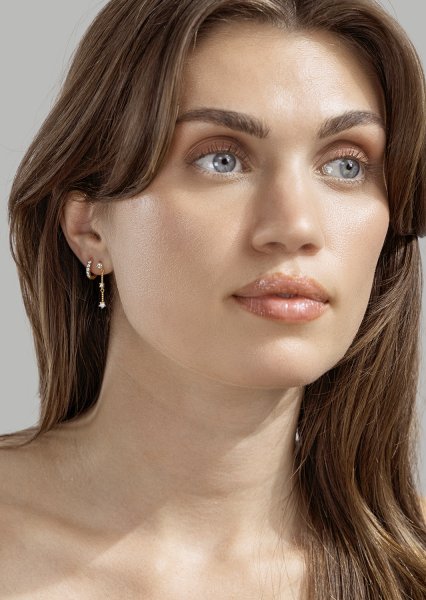 Ohrring Sparklingers - 18k Vergoldet