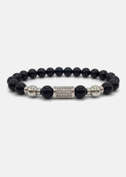 Perlenarmband Obsidian Valor