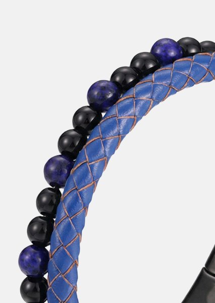 Lederarmband Cobalt Ridge
