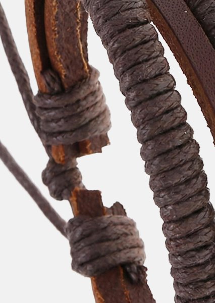 Lederarmband Echelon Weave