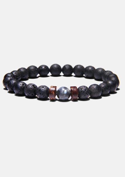 Perlenarmband Midnight Pulse