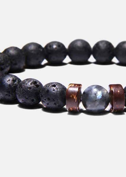 Perlenarmband Midnight Pulse