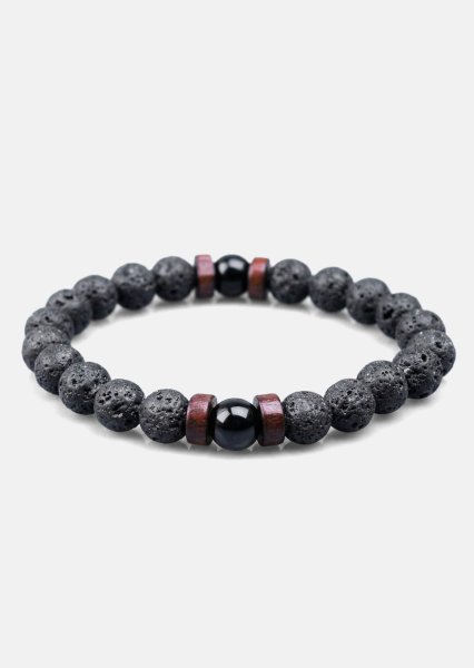 Perlenarmband Obsidian Realm