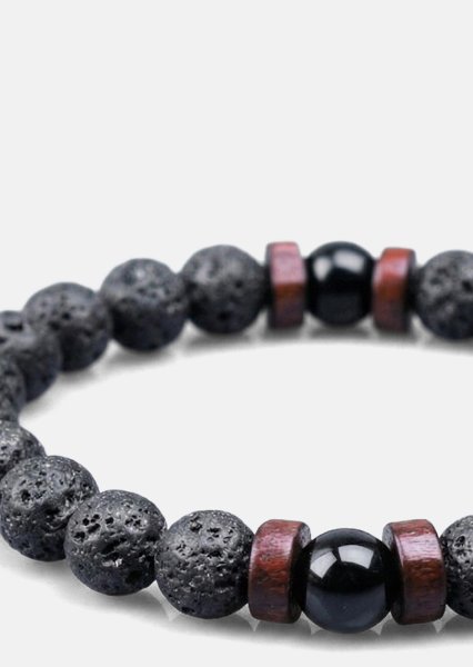 Perlenarmband Obsidian Realm