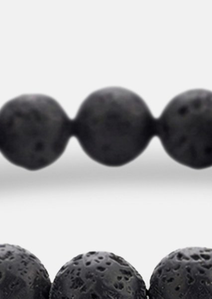Perlenarmband Obsidian Thread
