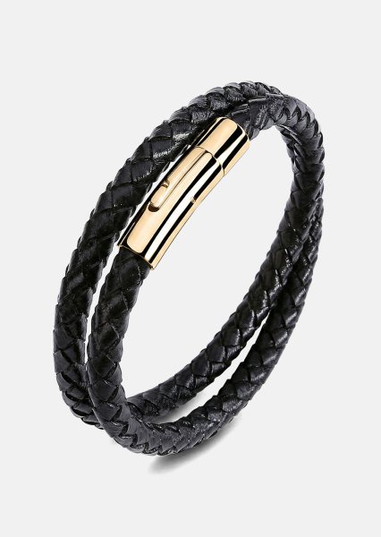 Lederarmband Titan Lattice