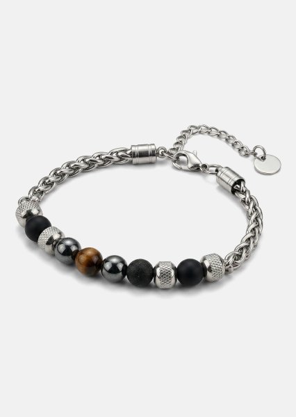 Perlenarmband Levon Flint