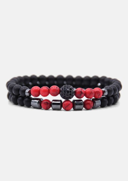Perlenarmband Crimson Valor